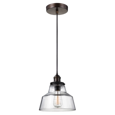 BASKIN A lampa wisząca Aged Brass Dark Weathered Zinc Feiss Elstead lighting FE